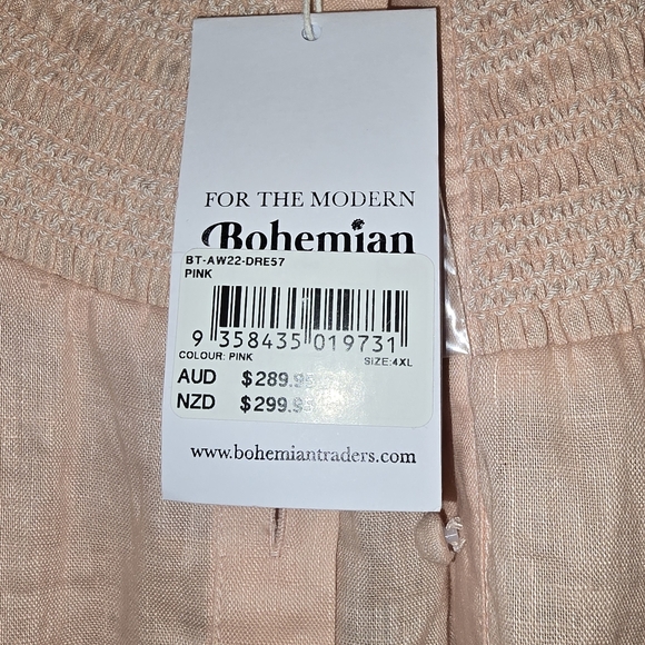 Bohemian Traders Blush Textured Button-Up - Picture 5 of 5